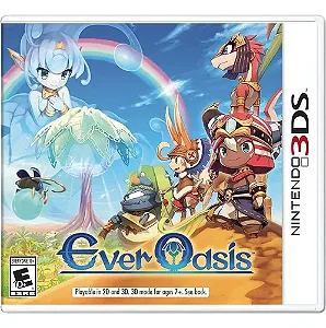 USADO - Ever Oasis (Mídia Física Nintendo 3DS)