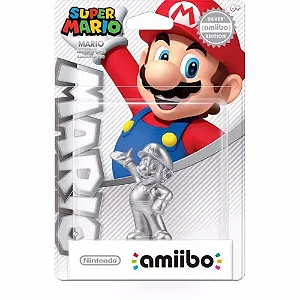 Amiibo Super Mario - Silver Mario