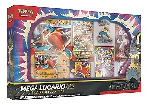 Pokemon TCG: Mega Lucario Ex Figure Collection - Inglês