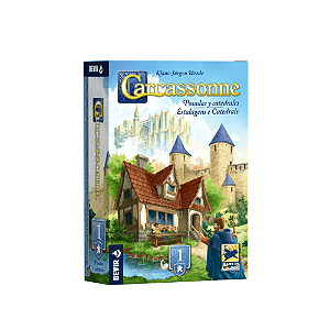 Carcassonne Expansão 1 - Estalagens e Catedrais (Edição 2025) - Devir
