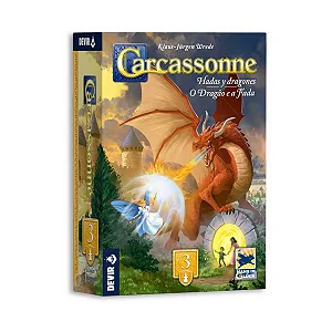 Carcassonne Expansão 3 - O Dragão e a Fada (Edição 2025) - Devir