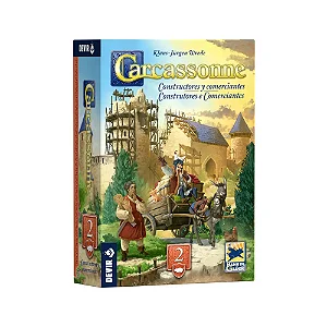 Carcassonne Expansão 2 - Construtores e Comerciantes (Edição 2025) - Devir