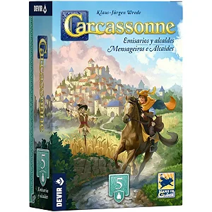 Carcassonne Expansão 5 - Mensageiros e Alcaides - Nova Edição - Devir