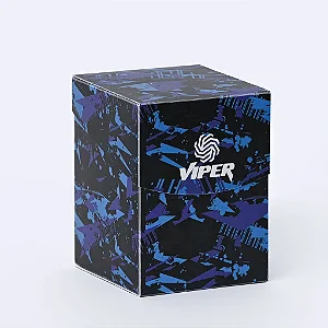 Deckbox Viper Basica 100+ Estampa Azul e Roxa