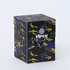 Deckbox Viper Basica 100+ Estampa Amarela e Roxa
