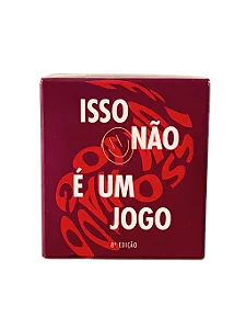 Isso não é um jogo 8ª Edição (Jogo de Cartas) - Fábrica de Afetos