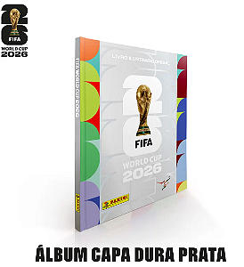 Copa Do Mundo 2026 - Álbum Capa Dura Prata - FIFA WORLD CUP 2026™️