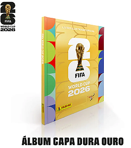 Copa Do Mundo 2026 - Álbum Capa Dura Ouro- FIFA WORLD CUP 2026™️