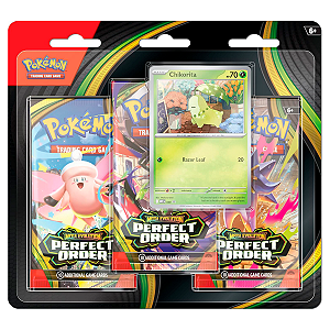 Pokemon TCG: Mega Evolution - Perfect Order - 3-Pack Blister