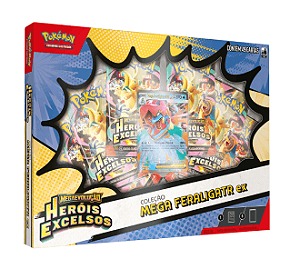 Pokemon TCG: Herois Excelsos - Coleção:Mega Feraligatr Ex