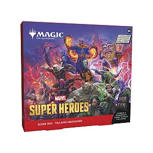 Pré-Venda: Magic: The Gathering - Marvel Super Heroes - Caixa de Cena - Villains Unleashed
