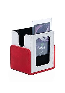 Deckbox Viper Showcase 100+ Branco e Vermelho