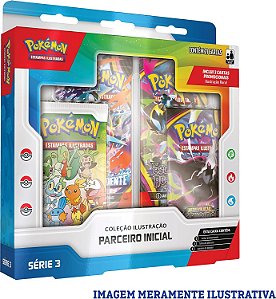 Pokemon TCG: Coleção Ilustração Parceiro Inicial - Série 3