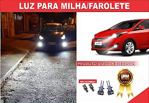 01 PAR ULTRA LED PREMIUM LUZ MILHA/FAROLETE HB20