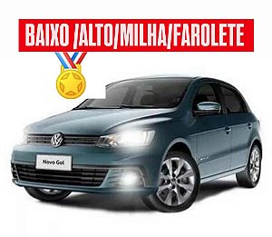 01 PAR DE ULTRA LED PREMIUM BAIXO/ALTO MILHA/FAROLETE/GOL G7 E G8