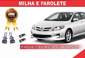 ULTRA LED PREMIUM FAROL DE MILHA + FAROLETE COROLLA 2012 A 2014!