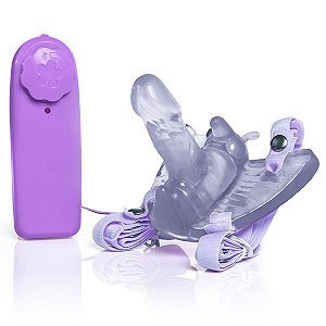 Borboleta Mágica Transparente - Estimulador Feminino com Pênis