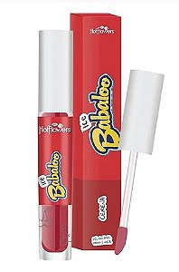 Gloss Ice Babaloo Cereja Vibra e Gela - Lábios Hidratados e Cheios de Brilho Hot Flowers