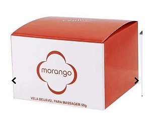 Vela Para Massagem Beijável 50g Chillies - MORANGO