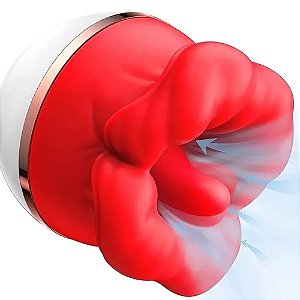 Vibrador Boka Loka com Tecnologia de Vácuo em Formato de Boca e Língua Vibratória
