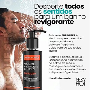 Man Force Energizer - Sabonete para Higiene do Homem