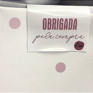 Adesivo lacre retangular branco 3,5 x 5,5 - 50 unidades