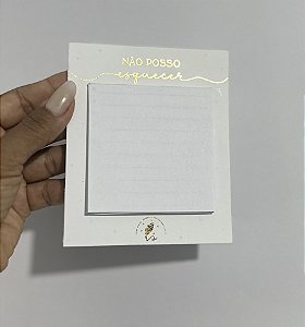 Bloco de anotações (50 folhas)