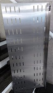 Prateleira 100% Inox Lujone 1m. Altíssima Qualidade e Acabamento Impecável [usada]
