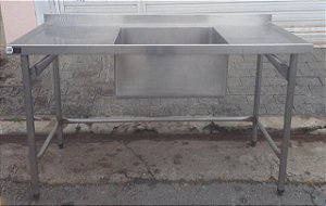 Pia 150 cm. Com Cuba Central Profunda [usada]