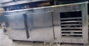 Balcão Refrigerado de Inox 2 Portas 2mt. [Usado]