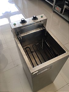Fritadeira Elétrica C/ Gabinete Água E Óleo [USADA] 26L 8000w 220v - Stevan Metal