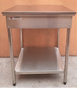 Mesa 100% Inox 70x70 - Topema [Usada]