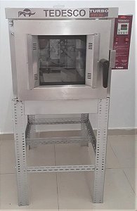 Forno Turbo Elétrico - Tedesco - 4 Esteiras 40 x 60 cm FTT-80 - [Usado]