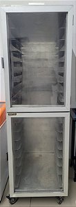 Armário de pão de Inox c/ capacidade para 15 formas - Pipenk [Usado]
