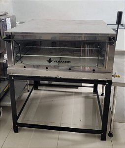 Forno a Gás Industrial Roma de Aço Inox FIRI110 com Grelha Reforçada - Venâncio [Usado]