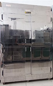 Geladeira de Inox 4 Portas 220v - Jabur [Usada]