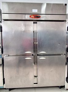 Geladeira de Inox 4 Portas Cozil - 1000L [Usado]
