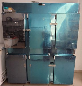 Geladeira/Refrigerador Comercial Inox 6 Portas Cegas GC6PP Refrimate - 220v [Seminova]