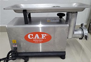 Moedor / Picador de Carnes Boca 10 SM Inox CAF [Usado]