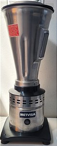 Liquidificador industrial Metvisa LAR.4 3.5 L com jarra de aço inoxidável 127V [Usado]