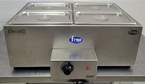 Banho Maria Rechaud 4 GNS 220v Fritomaq [Seminovo]
