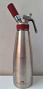 Garrafa para Chantilly Goumert Inox 1L - Best Whip [Usado]