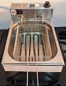 Fritadeira Elétrica 220v 5 Litros 1 Cuba - Ital Inox [Usado]