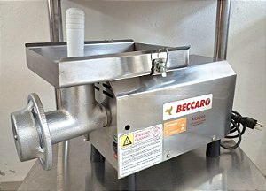 Moedor De Carne Boca 8 Produção 90 Kg/h Beccaro [Usado] * Fabricação Outubro 2021