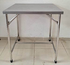 Bancada / Mesa 100% Inox - 80cm [Usado]