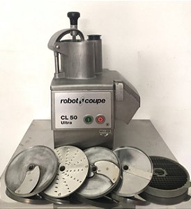 Processador de Alimentos Aço Inox Monofásico 220V- CL50E ULTRA - Robot Coupe [Usado] * COM 5 DISCOS