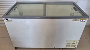 Freezer Horizontal / Conservador RF-108 - Tampa Dupla de Vidro Deslizante 510 L +5 a -20°C - Frilux [Usado]
