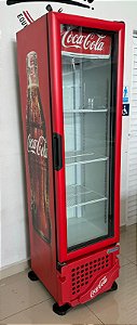Geladeira Expositora de Bebidas 230L Preto Vr08 Pv Imbera Coca Cola [Usada]