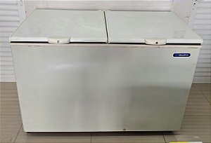 Freezer e Refrigerador Horizontal DA420 Metalfrio Com 419 Litros e 2 Portas Branco 220v [Seminovo]