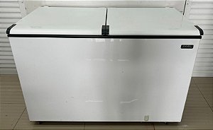 Freezer Esmaltec 468L 2 Portas Horizontal Degelo Manual ECH500 - Branco - 220 Volts [Seminovo] *Fabricação 2023